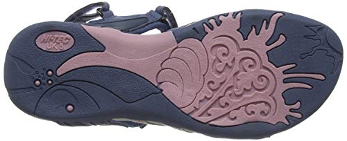 Hi-Tec Savanna II, Sandalia con Pulsera Mujer, Azul (Flint Stone/Cool Grey 51), 39 EU