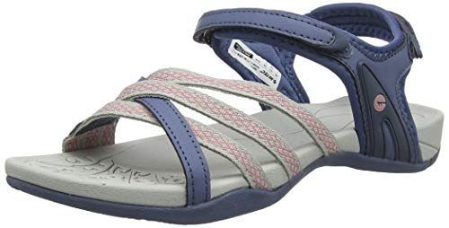 Hi-Tec Savanna II, Sandalia con Pulsera Mujer, Azul (Flint Stone/Cool Grey 51), 39 EU