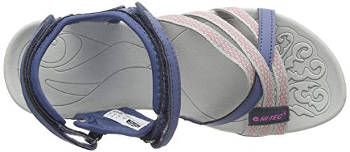 Hi-Tec Savanna II, Sandalia con Pulsera Mujer, Azul (Flint Stone/Cool Grey 51), 39 EU