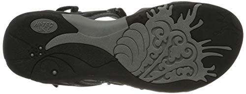 Hi-Tec Savanna II, Sandalias Deportivas Mujer, Negro (Black/Charcoal 023), 39 EU