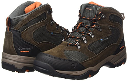 Hi-Tec Storm Waterproof, Botas de Senderismo Hombre, Marrón (Dark Chocolate/DT Taupe/Burnt Orange), 42 EU