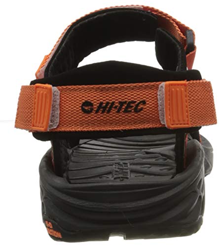 Hi-Tec Ula Raft, Sandalias Deportivas Hombre, Rojo (Red/Black 100), 40 EU