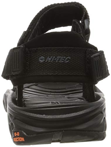 Hi-Tec Ula Raft Womens, Sandalias Deportivas Mujer, Negro (Black/Black 021), 40 EU