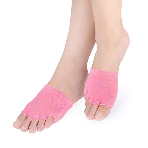 HIGGER 1 par de mujeres sandalias antideslizantes de tacones altos calcetines invisibles medias de pie footie