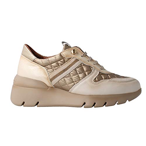 HISPANITAS GCI99357 - Deportivo Piel Hielo para Mujer Color: Hielo Talla: 36