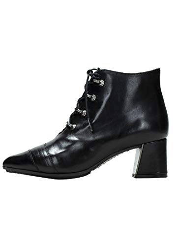 HISPANITAS HI00757, Botines de Tacon, para Mujer, Color Negro. - Cuero Talla: 38