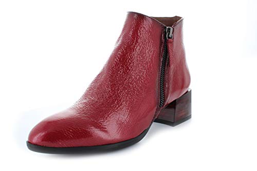 HISPANITAS HI99114 - Botin Piel T.B. Rojo para Mujer Color: Rojo Talla: 39
