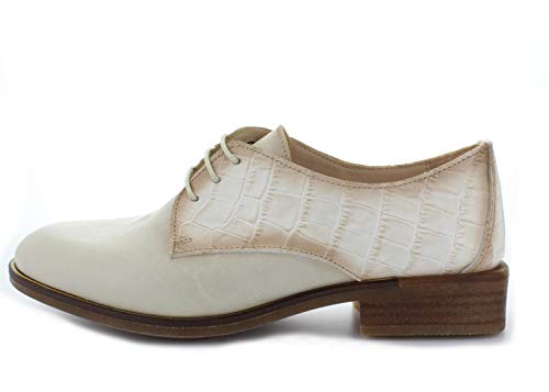 Hispanitas HV00174 Londres - Zapatos de piel lisa para mujer, color beige, color Beige, talla 38 EU