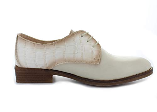 Hispanitas HV00174 Londres - Zapatos de piel lisa para mujer, color beige, color Beige, talla 38 EU