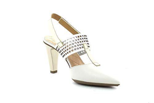 HISPANITAS HV98936 - Sandalia Piel Blanco para Mujer Color: Blanco Talla: 41 EU