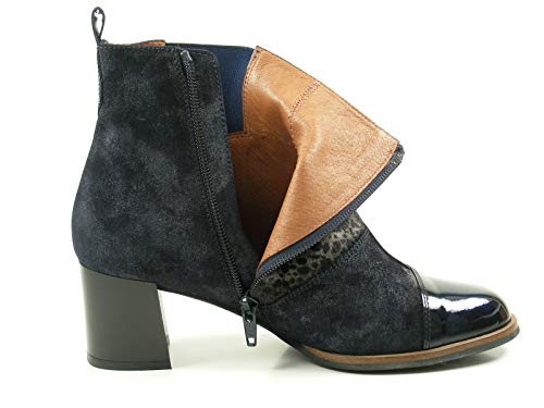 Hispanitas Juliettes CHI75974 Botines de cuero para mujer Ankle Boots, schuhgröße_1:37 EU;Farbe:bleu