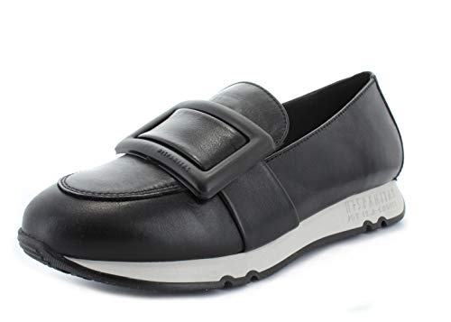 Hispanitas Zapatilla de mujer HV00314 Kioto con plantilla intercambiable de piel lisa, color negro, color Negro, talla 36 EU