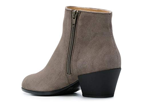 Hogan Botines para Mujer en Gamuza Beige con tacón Grande - Número de Modelo: HXW4010AR30CR0 - Tamaño: 40 EU