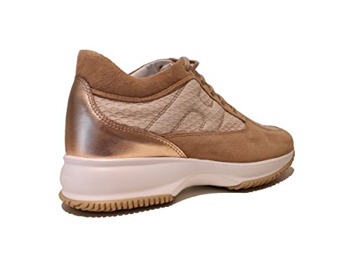 HOGAN interactive Zapatillas shoes sneakers sneaker de Caucho para Mujer * Beige Size: 38.5 EU