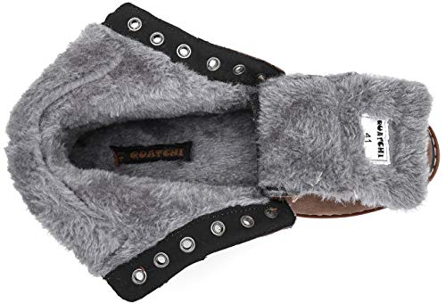 Hombre Botas de Nieve Al Aire Libre Senderismo Impermeables Deportes Trekking Zapatos Invierno Forro Piel Sneakers Calientes Botines