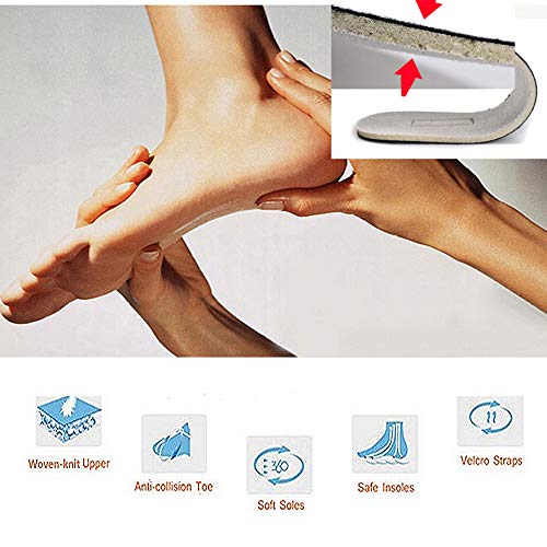 Hombre Sandalias Diabéticas Mujer Zapatillas Zapatos Diabeticos Antibacteriano Sanitized Ajustable Edema Zapatos hinchados Extra Ancha Zapatillas Adulto-Unisex,Negro,39 EU