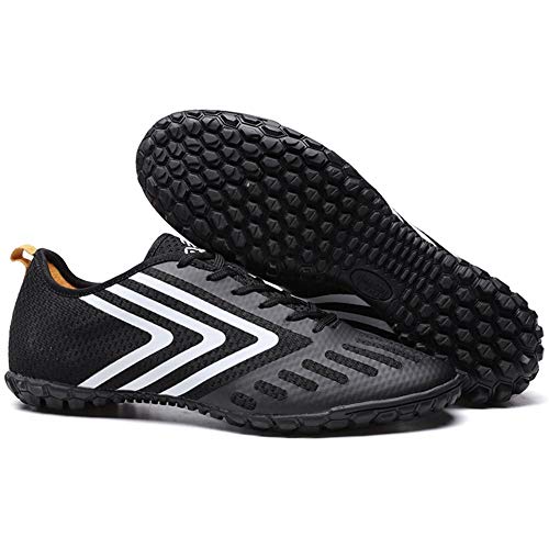 Hombres y zapatos de fútbol femenino roto la competencia uñas juventud zapatos de fútbol entrenamiento deportivo tenis gimnasio transpirable volar malla tejida zapatillas deporte muchacha ejecuta