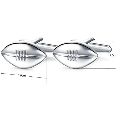 Honey Bear Gemelos para hombres - Rugby de fútbol, regalo de boda de negocios, de plata