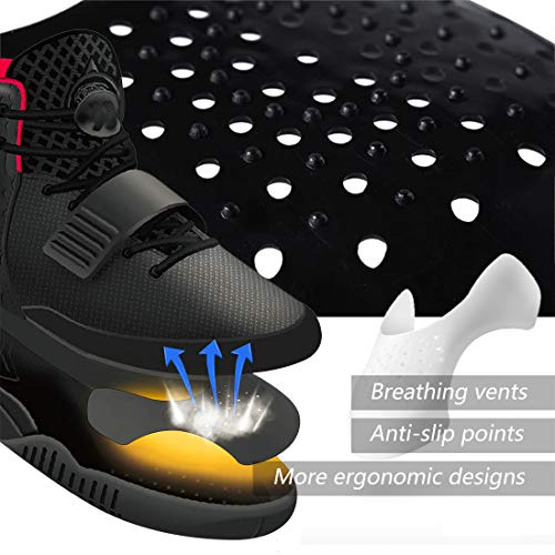 HONGECB 3 Pares Escudo del Zapato, Anti-wrinkle Shoes Shield, Prevenir Hendidura del Pliegue de Zapatos, Prevendedores de Pliegues Abolladura de Zapatillas de Deporte Zapatos para Hombres 40-46