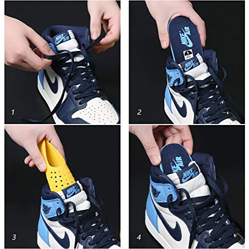 HONGECB 3 Pares Escudo del Zapato, Anti-wrinkle Shoes Shield, Prevenir Hendidura del Pliegue de Zapatos, Prevendedores de Pliegues Abolladura de Zapatillas de Deporte Zapatos para Hombres 40-46