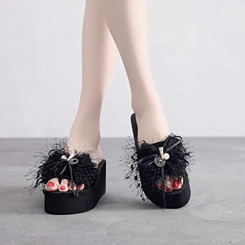 HoSayLike Sandalias de Mujer Zapatillas de Mujer Elegantes, Zapatillas de Playa, Sandalias de cuña, Sandalias Sueltas