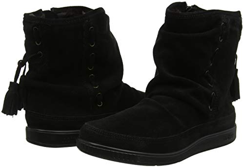 Hotter Pixie EXF, Botas con Flecos Mujer, Negro 001, 43 EU