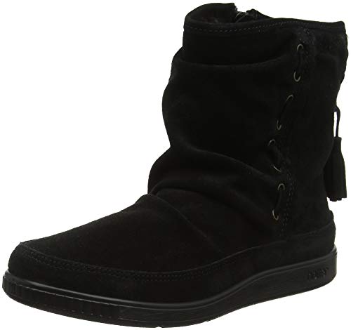 Hotter Pixie EXF, Botas con Flecos Mujer, Negro 001, 43 EU