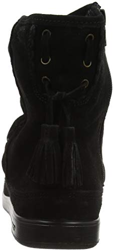 Hotter Pixie EXF, Botas con Flecos Mujer, Negro 001, 43 EU