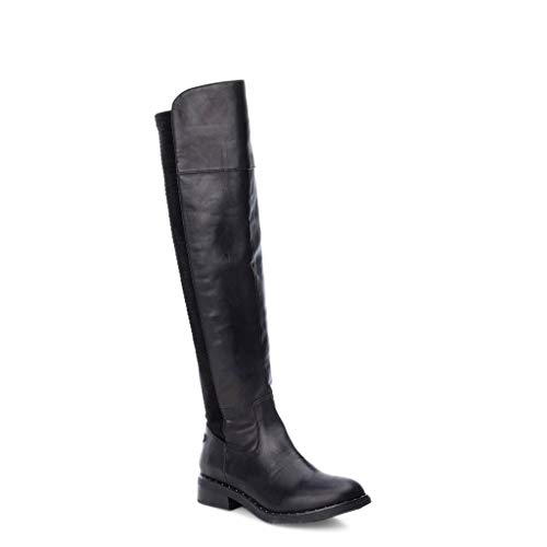 Hoyvoy Boots Up Mujer Botas Negro EU37, Piel imitación, Textil,