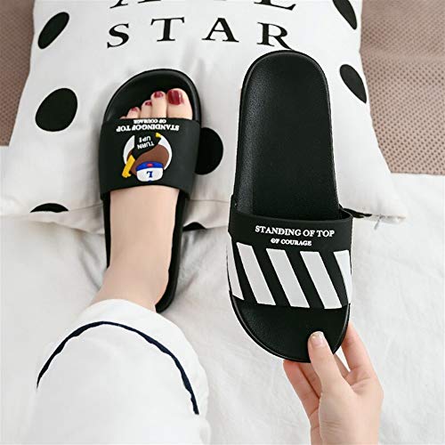 Huabei2 Sandalias de Diapositivas Beach Chancletas de pisc Zapatillas de Verano de Las Mujeres Cubierta Plataforma de la Moda Zapatillas Baño Bañera Deslizador Deslizadores (Color : B, Size : XXL)
