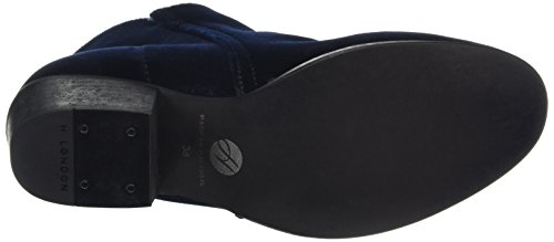 Hudson Apisi Velvet, Botines Mujer, Azul Azul Navy, 37 EU