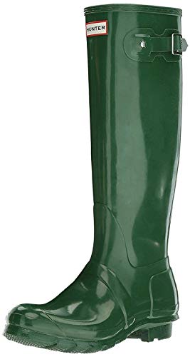 Hunter High Wellington Boots, Botas de Agua Mujer, Verde (Green HGR), 39 EU