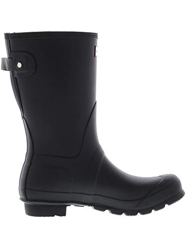 Hunter Original Back Adjustable Short Gloss Womens - Black - 39 EU