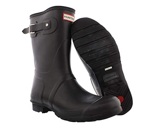 Hunter Original Short, Botas de Agua Unisex Adulto, Negro (Black RMA), 42 EU