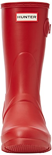 Hunter Original Short - Botas para mujeres, color rojo (military red), talla 38 EU (5 UK)