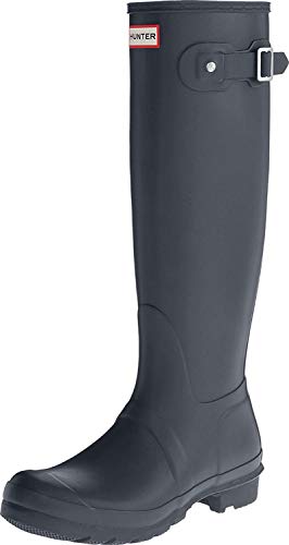 Hunter Wellington Boots, Botas de Agua Mujer, Gris (Grey/dsl), 37 EU