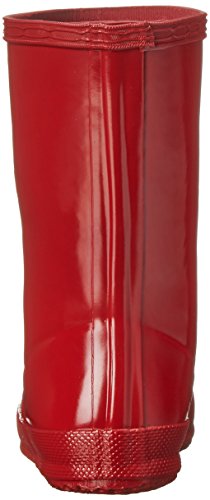 Hunters Original Gloss - Botas para niño Rojo rojo, Rojo - rojo, 10 Child UK