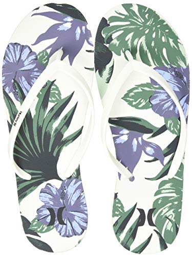 Hurley W One&Only Printed Sandal, Chanclas Mujer, Sail, 40.5 EU