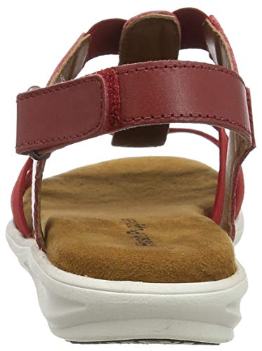 Hush Puppies Hailey, Sandalias de Gladiador Mujer, Rojo Rojo Y Rojo, 38 EU