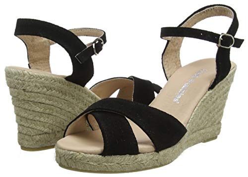 Hush Puppies Sasha, Sandalias con Plataforma Mujer, Negro Negro Negro 25 25, 41 EU