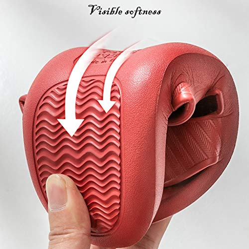 HYE-SPORT Mujeres Hombres Reflexología Calzado Cuidado de la Salud Chanclas Sandalias Shiatsu Zapatillas de Masaje Acupresión Reflexología Zapatillas Antideslizantes Zapatillas de Pareja Playa 25CM