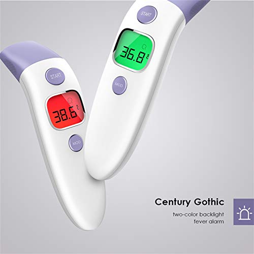 HYLOGY Termómetro de Frente, Termómetro Digital Infrarrojo Lecturas Precisas Instantáneas, Termómetro sin Contacto Profesional para Bebés, Niños, Adultos