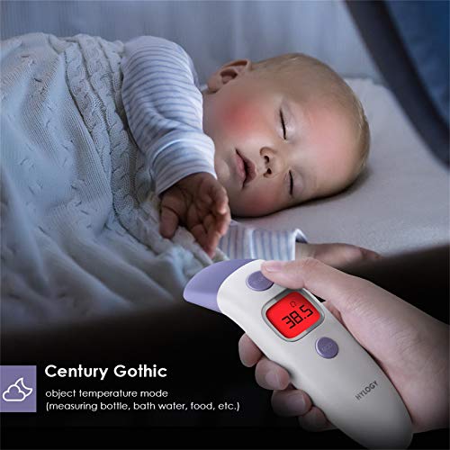 HYLOGY Termómetro de Frente, Termómetro Digital Infrarrojo Lecturas Precisas Instantáneas, Termómetro sin Contacto Profesional para Bebés, Niños, Adultos