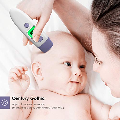 HYLOGY Termómetro de Frente, Termómetro Digital Infrarrojo Lecturas Precisas Instantáneas, Termómetro sin Contacto Profesional para Bebés, Niños, Adultos