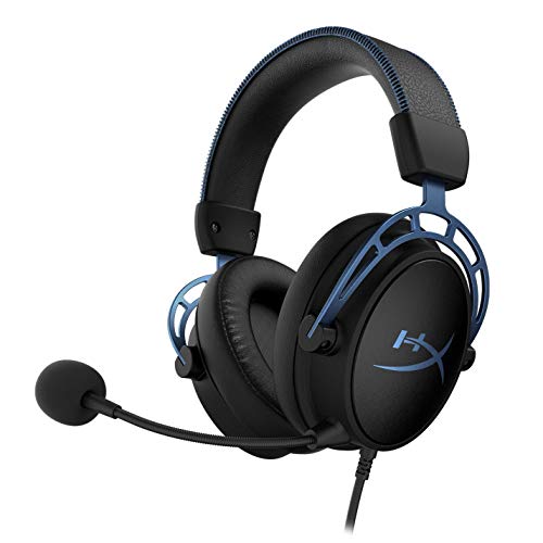 HyperX HX-HSCAS-BL/WW Cloud Alpha S – Casco para Gaming con tarjeta de sonido envolvente HyperX Virtual 7.1 y sonidos graves (Bass) ajustables