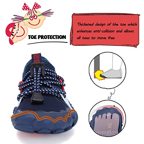IceUnicorn Zapatos acuáticos para niños, descalzos, para chicos y chicas, para correr, tallas 24-35, color, talla 34 EU
