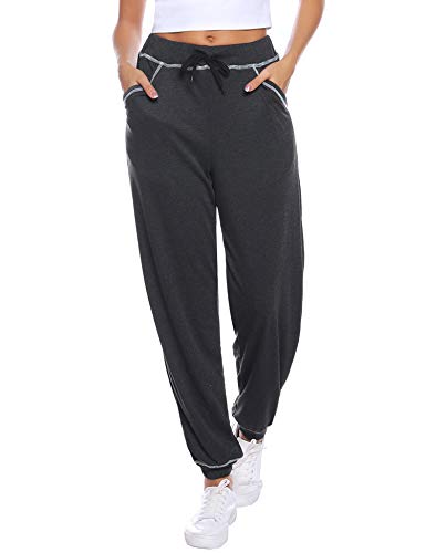 iClosam Pantalones Deportivos para Mujer De AlgodóN Suelto Casual Pantalone Largos Yoga Outdoors