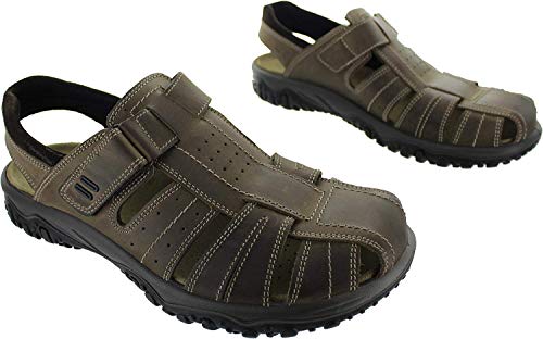 IMAC M136B Hombre Sandalias Punta Cerrada Marrón - Marron, 44 EU