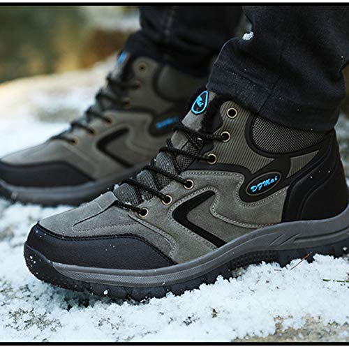 Impermeable Y Transpirable Botas De Montaña Zapatos Deslizamiento Resistente Al Desgaste para Unisex Enviar Calcetines Gris 44 EU