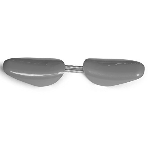 Incutex juego de 5 pares de hormas de plástico hormas zapatos, variables hasta la talla 44, gris